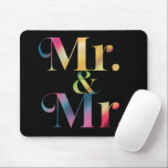 Mousepad Sr. & Sr. Festa de Despedida de Solteiro Gay Casam<br><div class="desc">Sr. & Sr. Festa de Despedida de Solteiro Gay Casamento Gay</div>