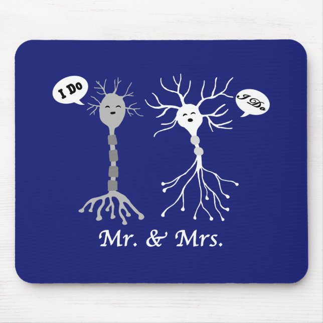 Mousepad Sr. & Sra. Neurônio (Frente)