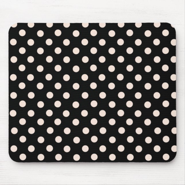 Mousepad Sra. Cookies, Bolinhas Rosa, (Frente)