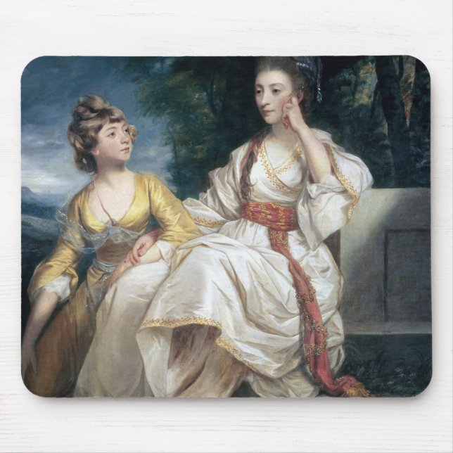 Mousepad Sra. Thrale e sua filha Hester 1777-78 (Frente)