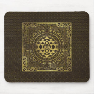 Mousepad Sri Dourado Yantra/Sri Chakra