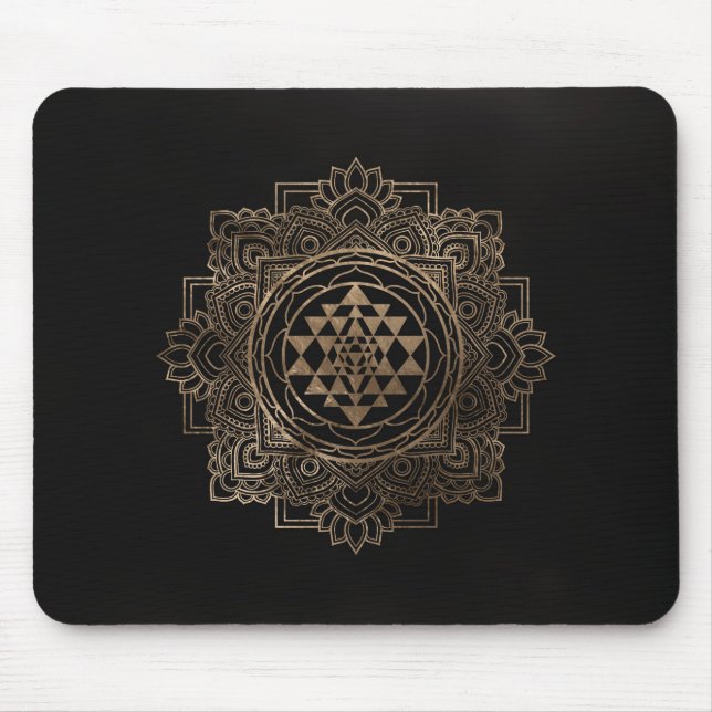 Mousepad Sri Lanka / Sri Chakra no ouro lotus (Frente)