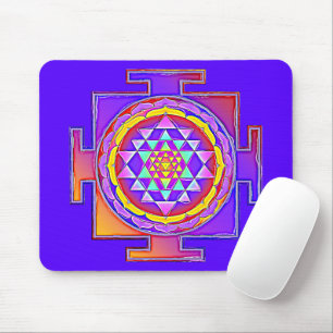 Mousepad Sri Yantra - Símbolo hinduísmo Design 1