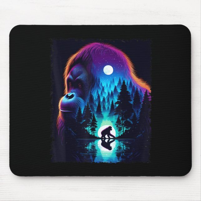 Mousepad Srit Animal Orangutan Men Women Kids Christmas  (Frente)