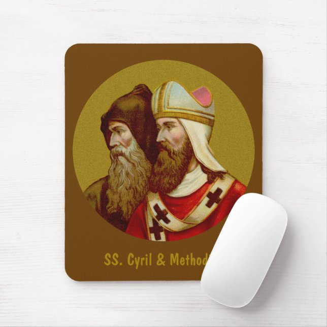 Mousepad SS. Cirilo e Metódio (M 001) Vertical (Com mouse)