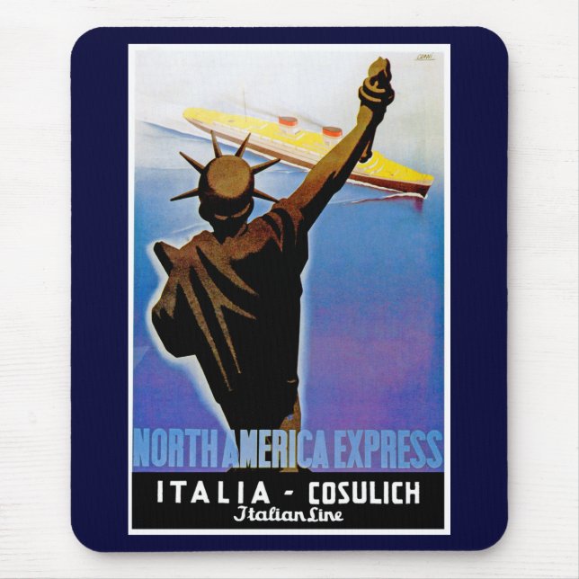 Mousepad ss Rex Passando Estátua da Liberdade (Frente)