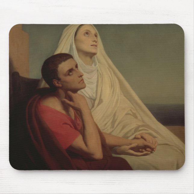 Mousepad St Augustine e seu St. Monica da mãe, 1855 (Frente)