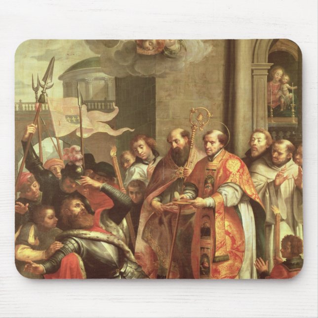 Mousepad St Bernard de Clairvaux e de duque de William X (Frente)