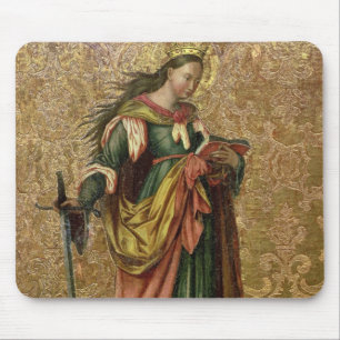 Mousepad St. Catherine de Alexandria (óleo no painel) 2