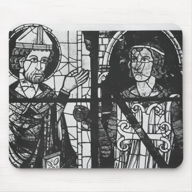 Mousepad St Denis que dá o oriflamme ao cavaleiro clemente (Frente)