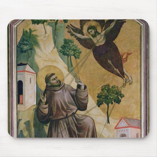 Mousepad St Francis que recebe os Stigmata, c.1295-1300 (Frente)