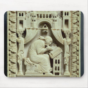 Mousepad St Gregory escrevendo com escreventes abaixo