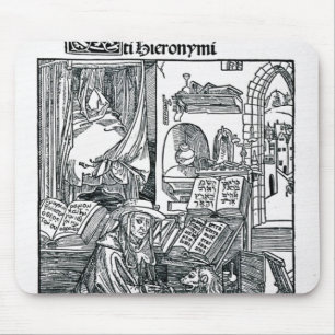 Mousepad St Jerome em seu estudo