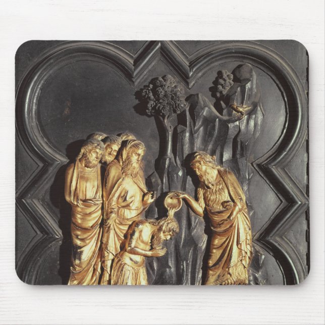 Mousepad St John o baptista que baptiza no rio (Frente)
