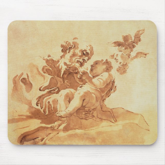 Mousepad St Joseph adorador a criança do cristo (caneta, (Frente)