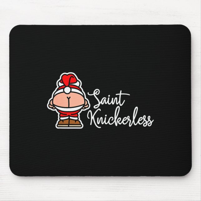 Mousepad St. Knickerless Funny Mooning Santa Claus Christma (Frente)