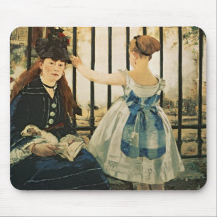 Mousepad St. Lazare de Manet Gare, 1872-3