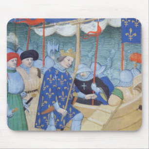 Mousepad St Louis que embarca para as cruzadas