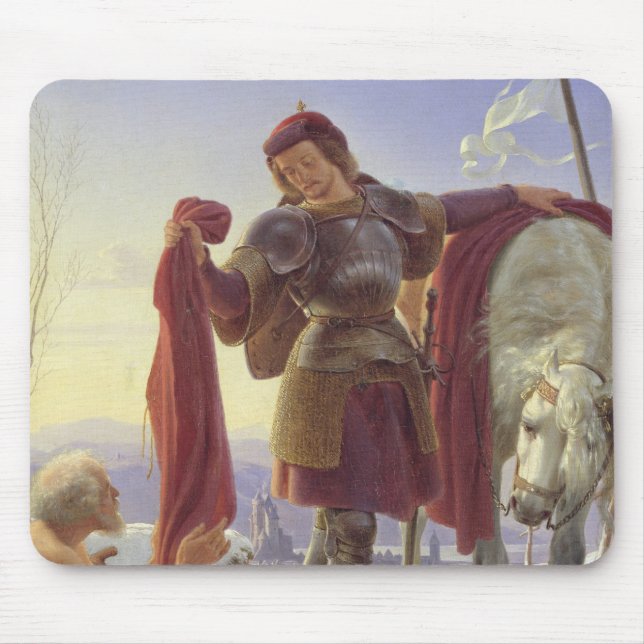 Mousepad St Martin e o mendigo, 1836 (Frente)