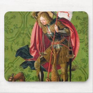 Mousepad St Michael que mata o dragão