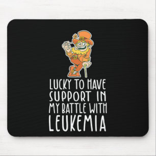 Mousepad St Patriches Quatro Folhas Leprechaun Leucemia A