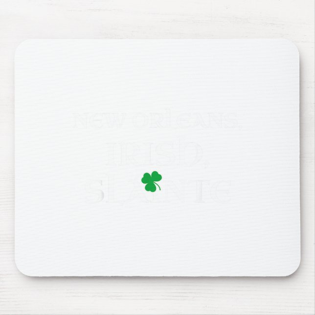 Mousepad St Patricks Day Parade Ireland Clothing New Orlean (Frente)