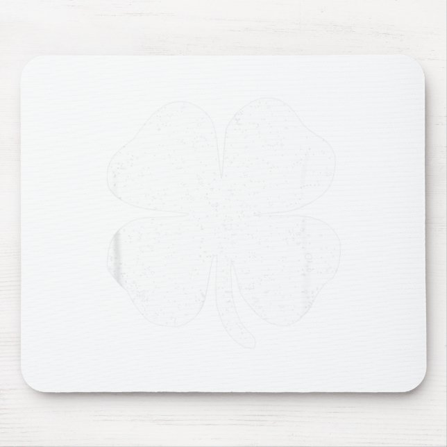 Mousepad St Patricks Day Shirt With Shamrock Be Irish On Pa (Frente)