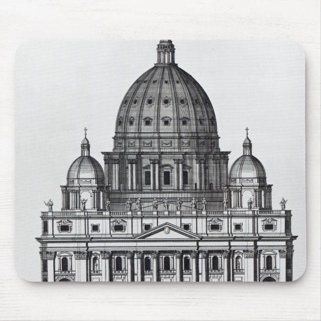 Mousepad St Peter, Roma, gravada por C. Campbell (Frente)