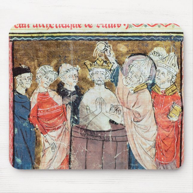 Mousepad St. Remigius, Bishop do baptismo de Rheims (Frente)