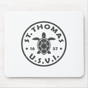 Mousepad St Thomas Usvi Tartaruga Marinha Masculino Feminin