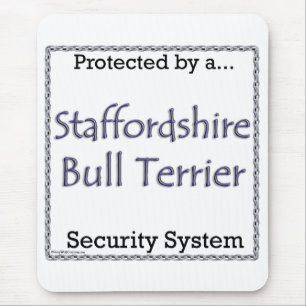 Mousepad Staffordshire Bull Terrier Security System