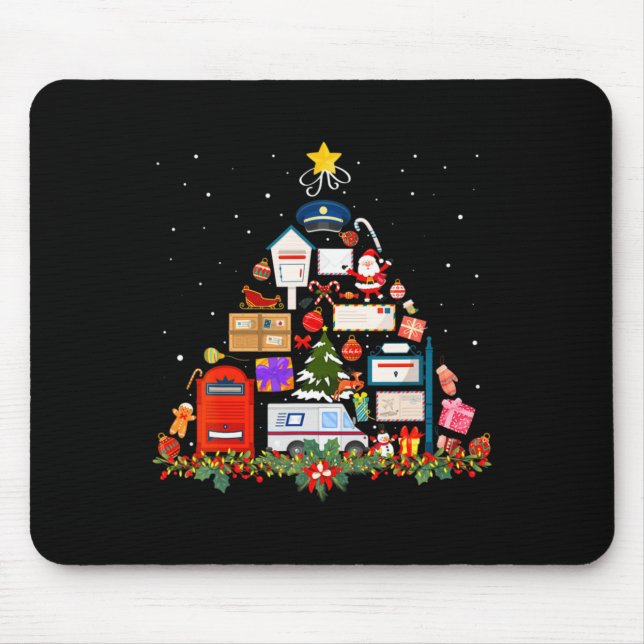 Mousepad Stal Service Christmas Tree Ornament Tree Xmas 2  (Frente)