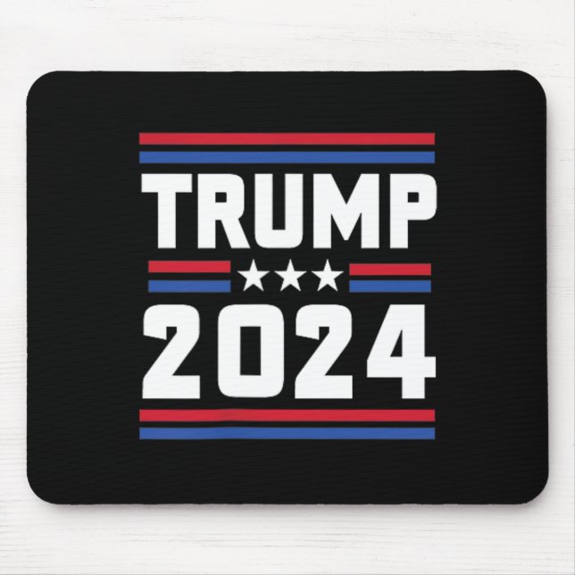Mousepad Stand With Trump Funny Trump 2024 Condenado Felon (Frente)