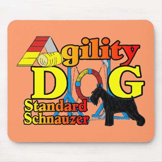 Mousepad Standard_Schnauzer_Agilidade (Frente)