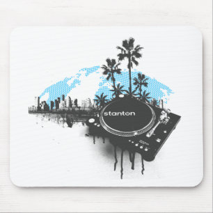 Mousepad Stanton disco-jóquei da música da plataforma