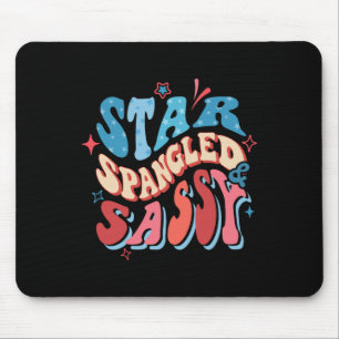 Mousepad Star Spangled e Sy Independence Day Groovy 4th O