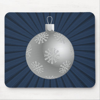 Mousepad Starburst Stripes Ornament Mousepad, Azul escuro