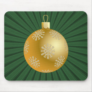 Mousepad Starburst Stripes Ornament Mousepad, Verde