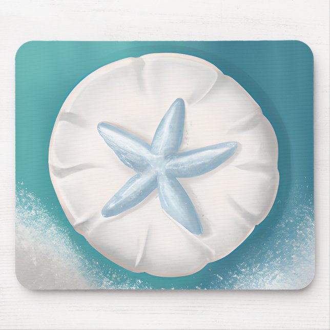 Mousepad Starfish e Beachê Dólar Areia (Frente)