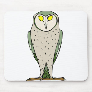 Mousepad Staring Owl