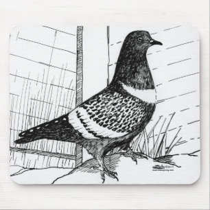 Mousepad Starling Pigeon 1973
