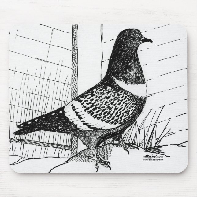 Mousepad Starling Pigeon 1973 (Frente)