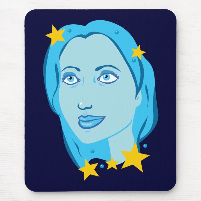 Mousepad Starry Blue Girl (Frente)