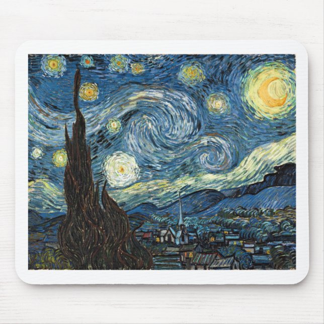 Mousepad Starry Night (Frente)