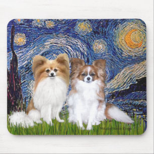 Mousepad Starry Night - Dois Papilões