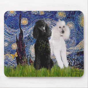 Mousepad Starry Night - Dois Poodles Padrão