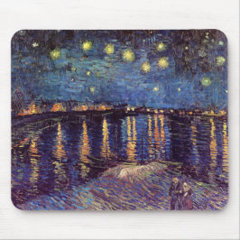 Mousepad Starry Night Over the Rhone, por Vincent van Gogh