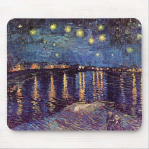 Mousepad Starry Night Over the Rhone - Van Gogh