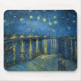 Mousepad Starry Night Over the River Rhone (por van Gogh)