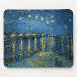 Mousepad Starry Night Over the River Rhone (por van Gogh)
